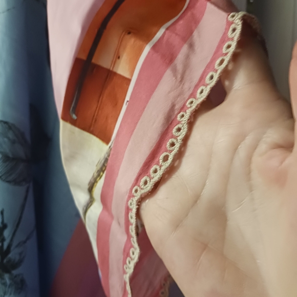 Multi Color Silk Beach Kimono - Picture 4 of 16